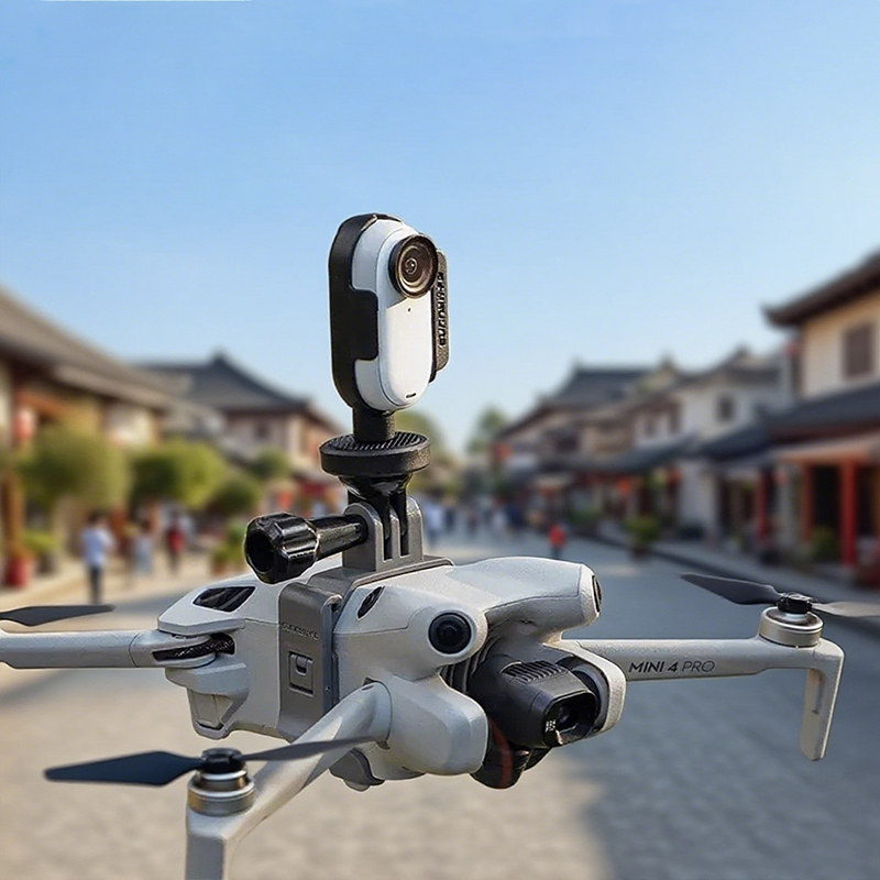 Drone Camera Mount - ขายึดกล้องกีฬาสำหรับ Gopro /insta360 GO/ DJI Action