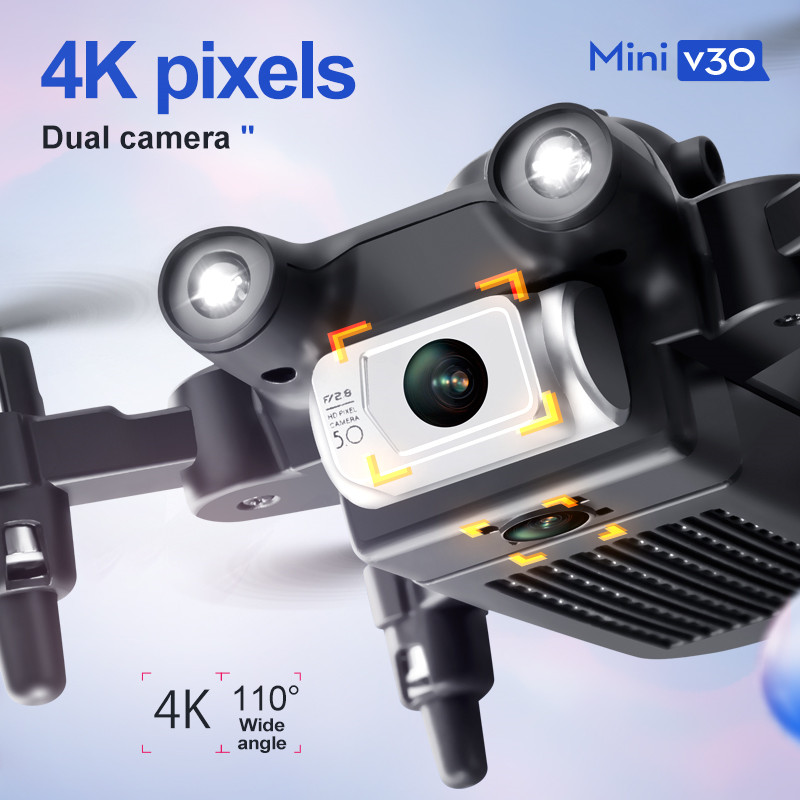 Mini V30 WiFi FPV Drone 4K HD  - Drone Camera Hd บทวิจารณ์และราคา