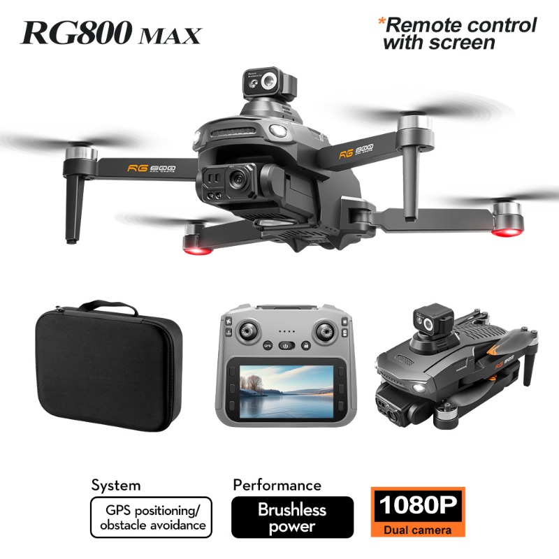 ใหม่ RG800 MAX Drone 1080P HD  - Drone Camera Hd บทวิจารณ์และราคา
