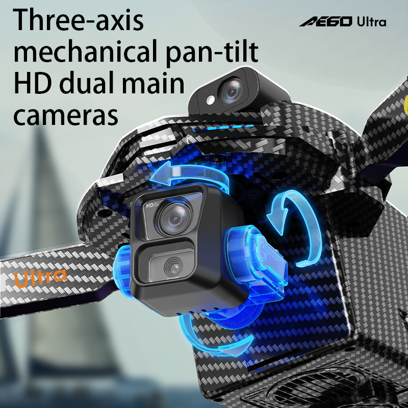 โดรน AE60 GPS ระดับมืออาชีพ กล - Drone Camera With Gimbal บทวิจารณ์และราคา