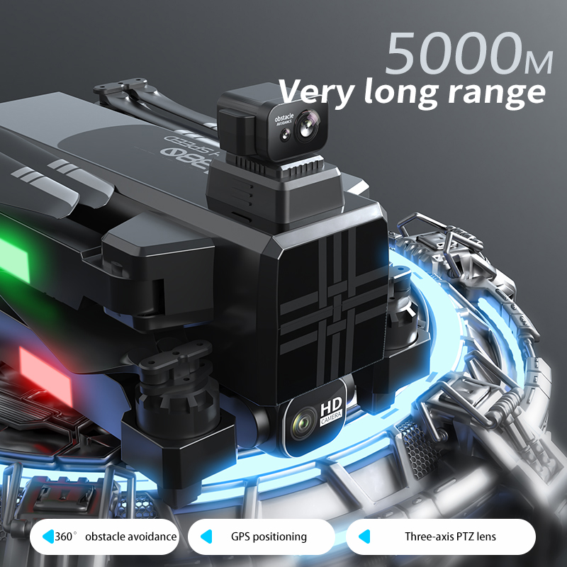 โดรน A380 4K HD ระบบป้องกันการ - Drone Camera Wide Angle บทวิจารณ์และราคา