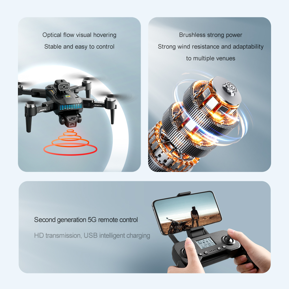 Brand+ XT505 8K GPS โดรนระดับม - Drone Camera Wide Angle บทวิจารณ์และราคา